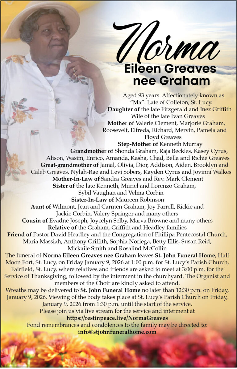Norma Eileen Greaves née Graham
