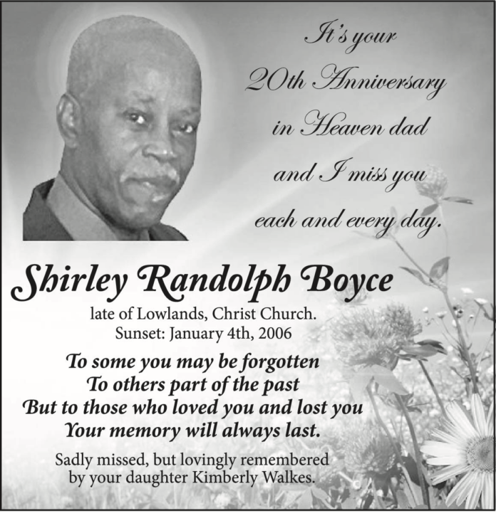 SHIRLEY BOYCE