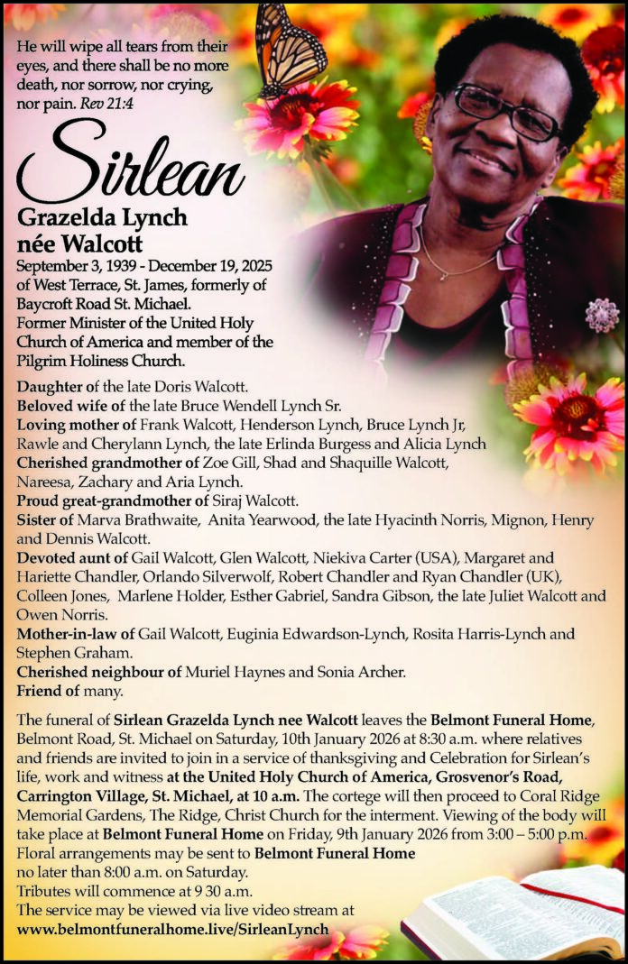 Sirlean Lynch née Walcott
