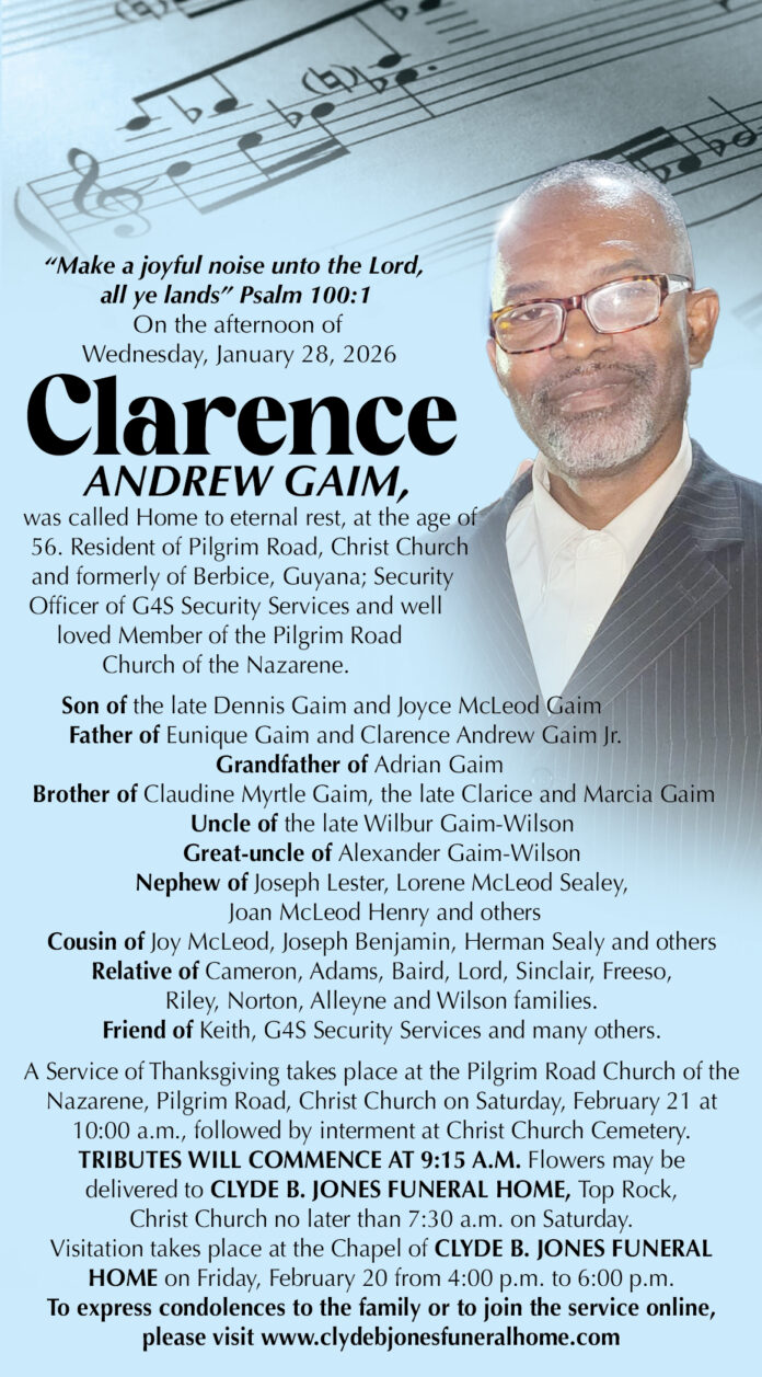 CLARENCE GAIM