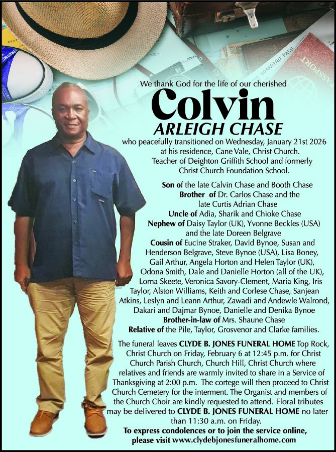 COLVIN CHASE