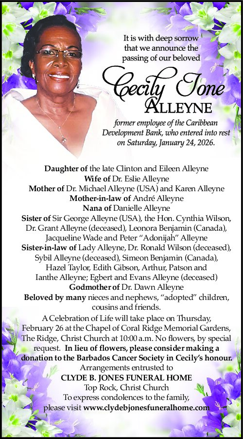 Cecily Alleyne fin