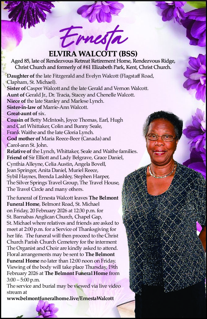 Ernesta Walcott fin