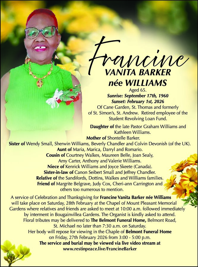 FRANCINE BARKER