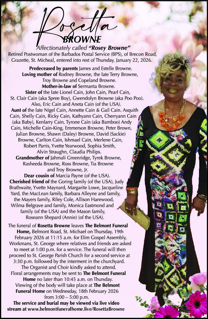ROSETTA BROWNE