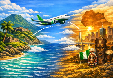 OECS welcomes first direct flight to Africa