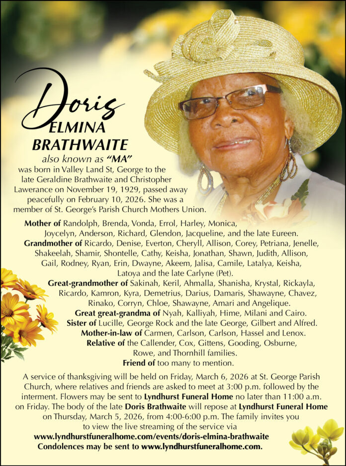 DORIS BRATHWAITE
