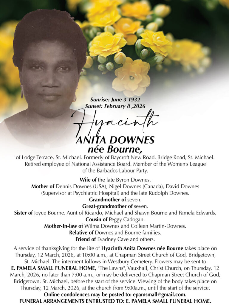 Hyacinth Anita Downes née Bourne