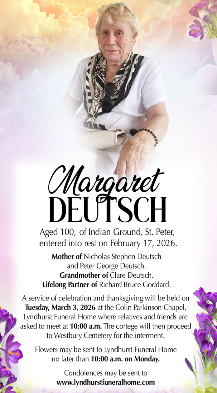 MARGARET DEUTSCH
