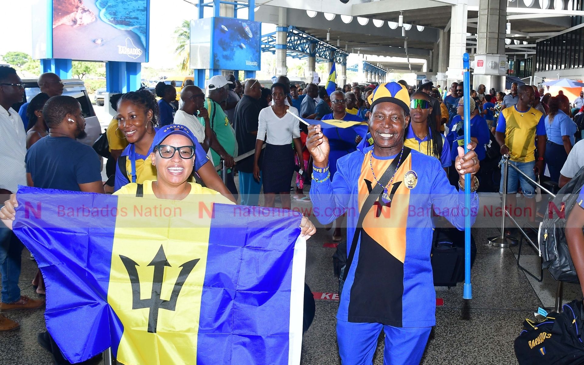 Royal welcome for Bajan Carifta team