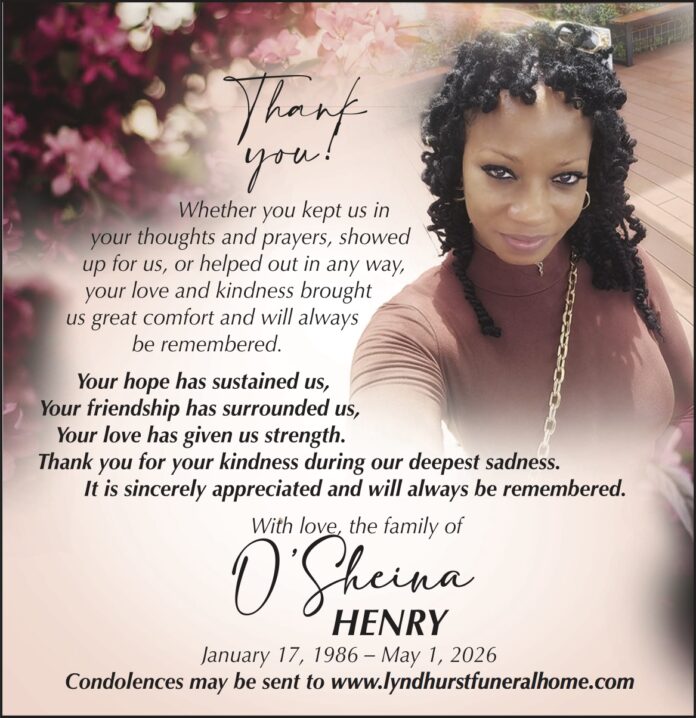OSHEINA HENRY