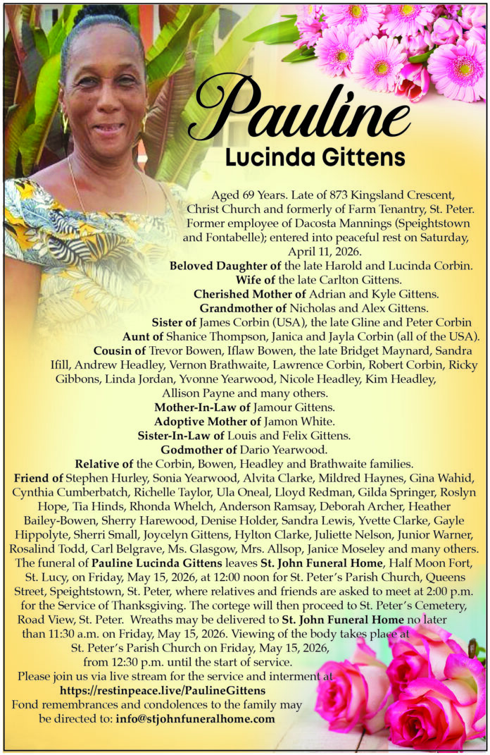 Pauline Gittens new
