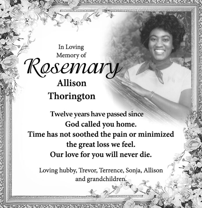 ROSEMARY THORINGTON