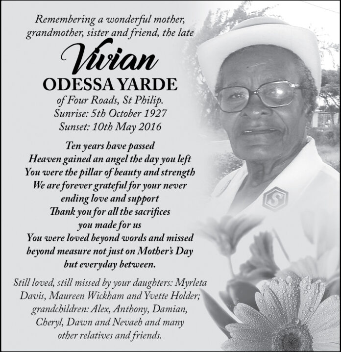 VIVIAN YARDE