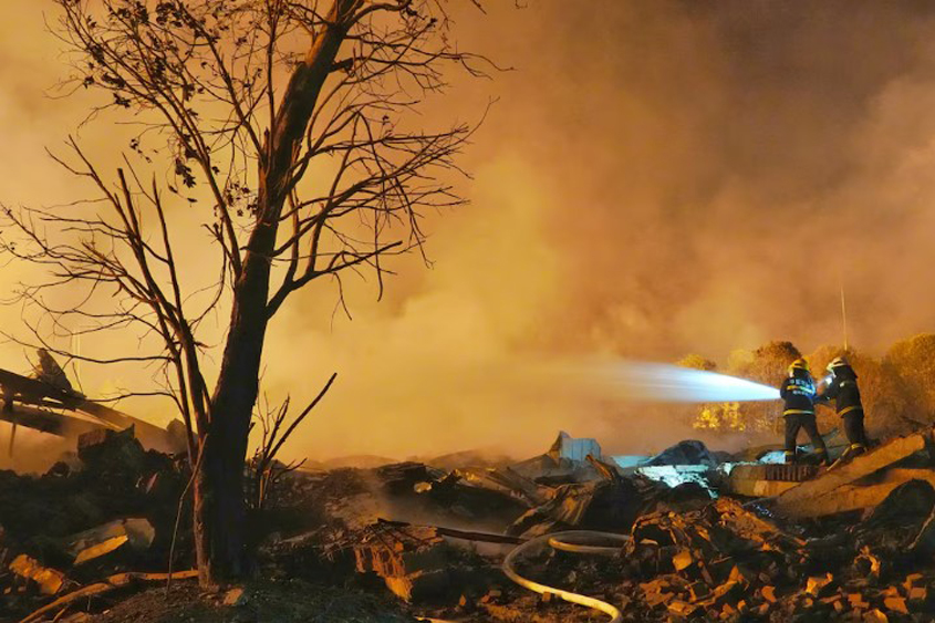 Explosion at China’s fireworks factory kills 26