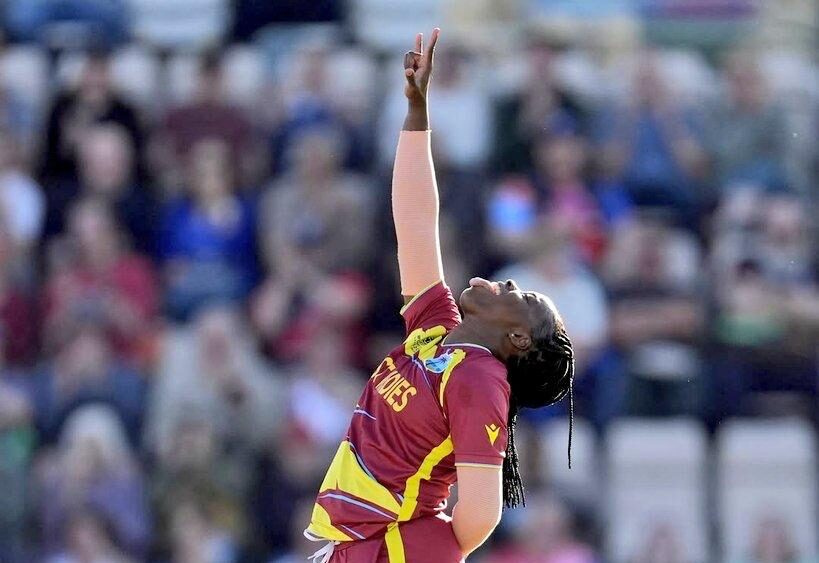 Alleyne’s three-wicket over fires Windies to dramatic World Cup win