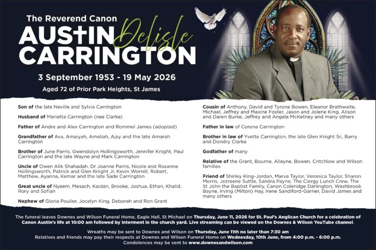 The Rev. Canon Austin Carrington