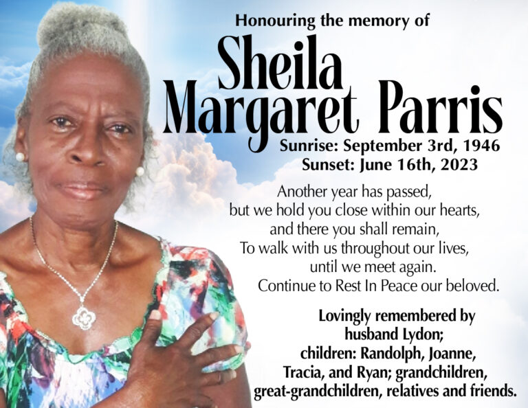 Sheila Margaret Parris