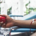 CG ups support for blood collection
