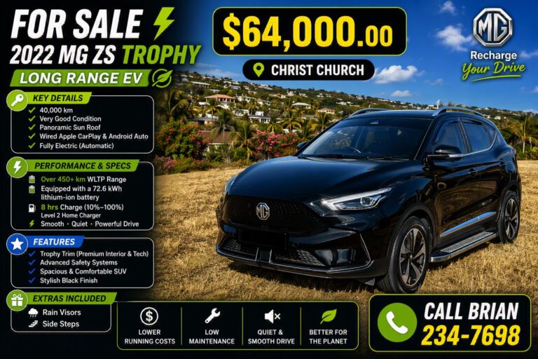 2022 MG ZS EV Trophy Long Range