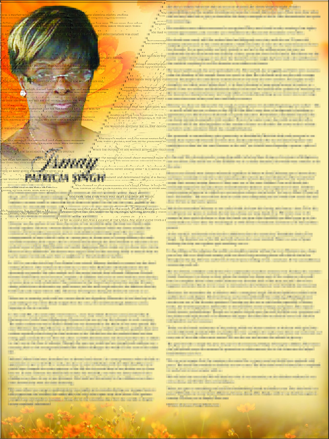ISMAY SINGH-tribute