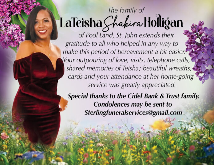 LATEISHA HOLLIGAN-thank you