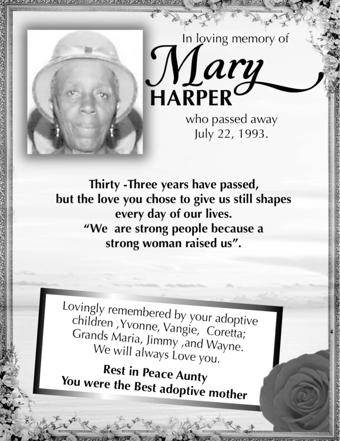 MARY HARPER