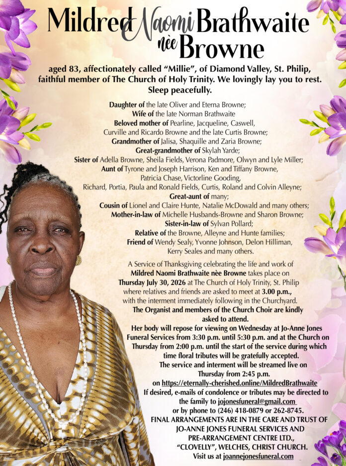 MILDRED BRATHWAITE