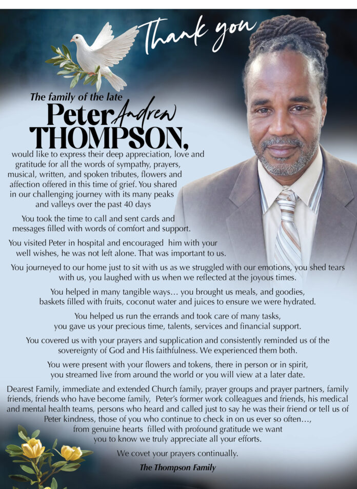PETER THOMPSON-thank you