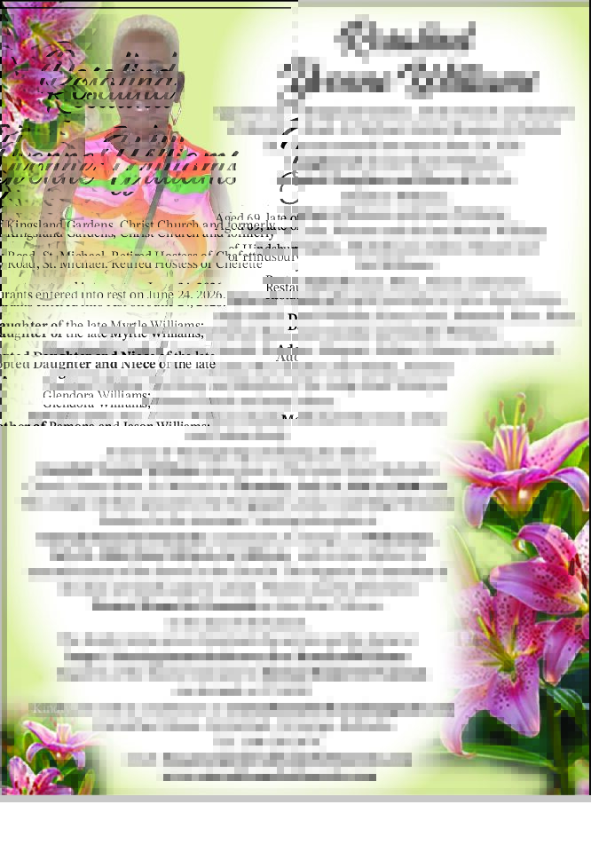Rosalind Yvonne Williams