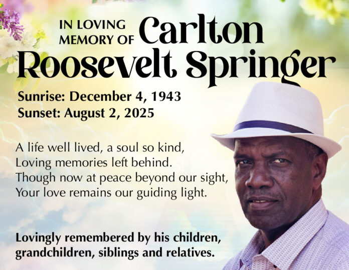 CARLTON SPRINGER