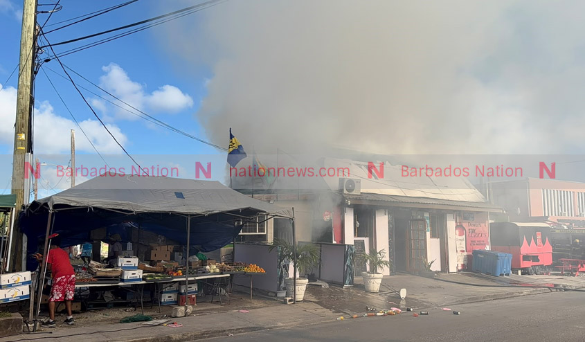VIDEO: Food business at Eagle Hall hit by fire