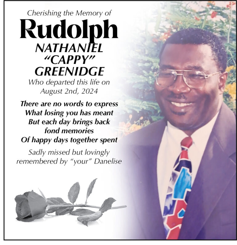 Rudolph Nathaniel ‘Cappy’ Greenidge