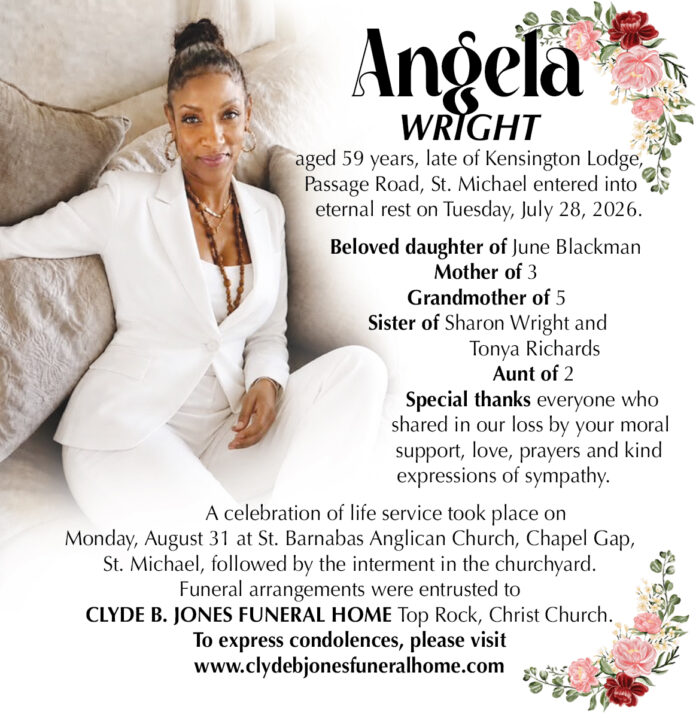 ANGELA WRIGHT