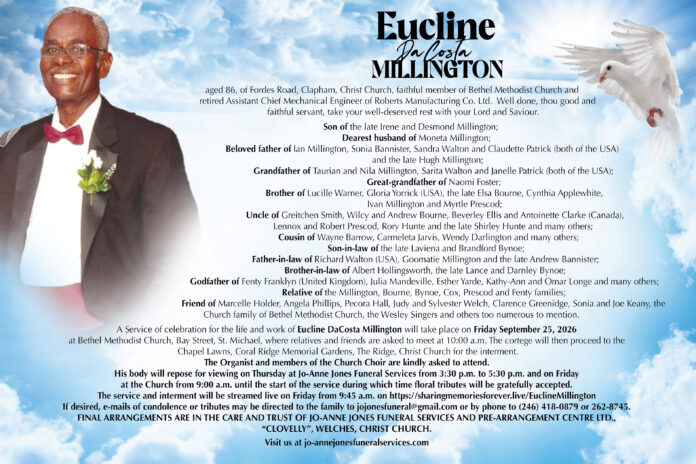 EUCLINE MILLINGTON