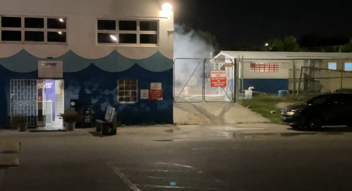 Explosion at Aquatic Centre