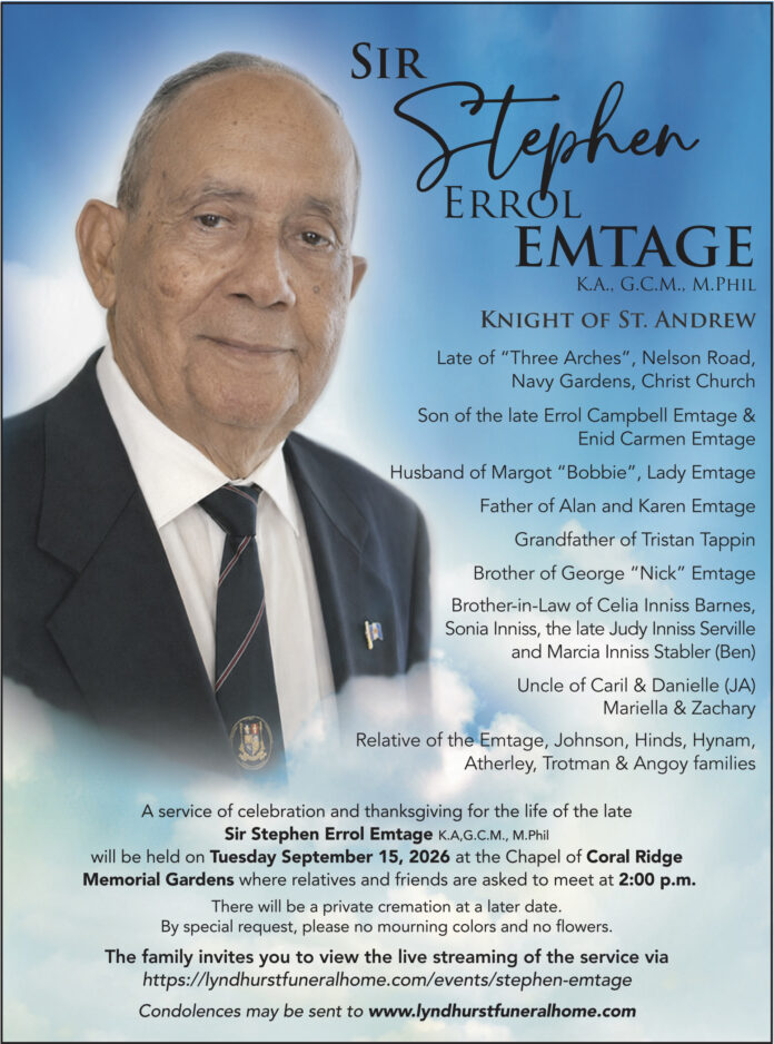 SIR STEPHEN EMTAGE