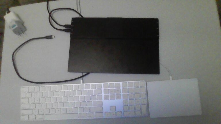 Travel monitor, Apple Keyboard, Trackpad, other parts
