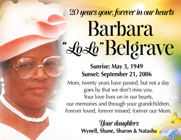 BARBARA BELGRAVE